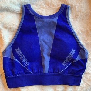 Gymshark Turbo Seamless Sports Bra in Cobalt